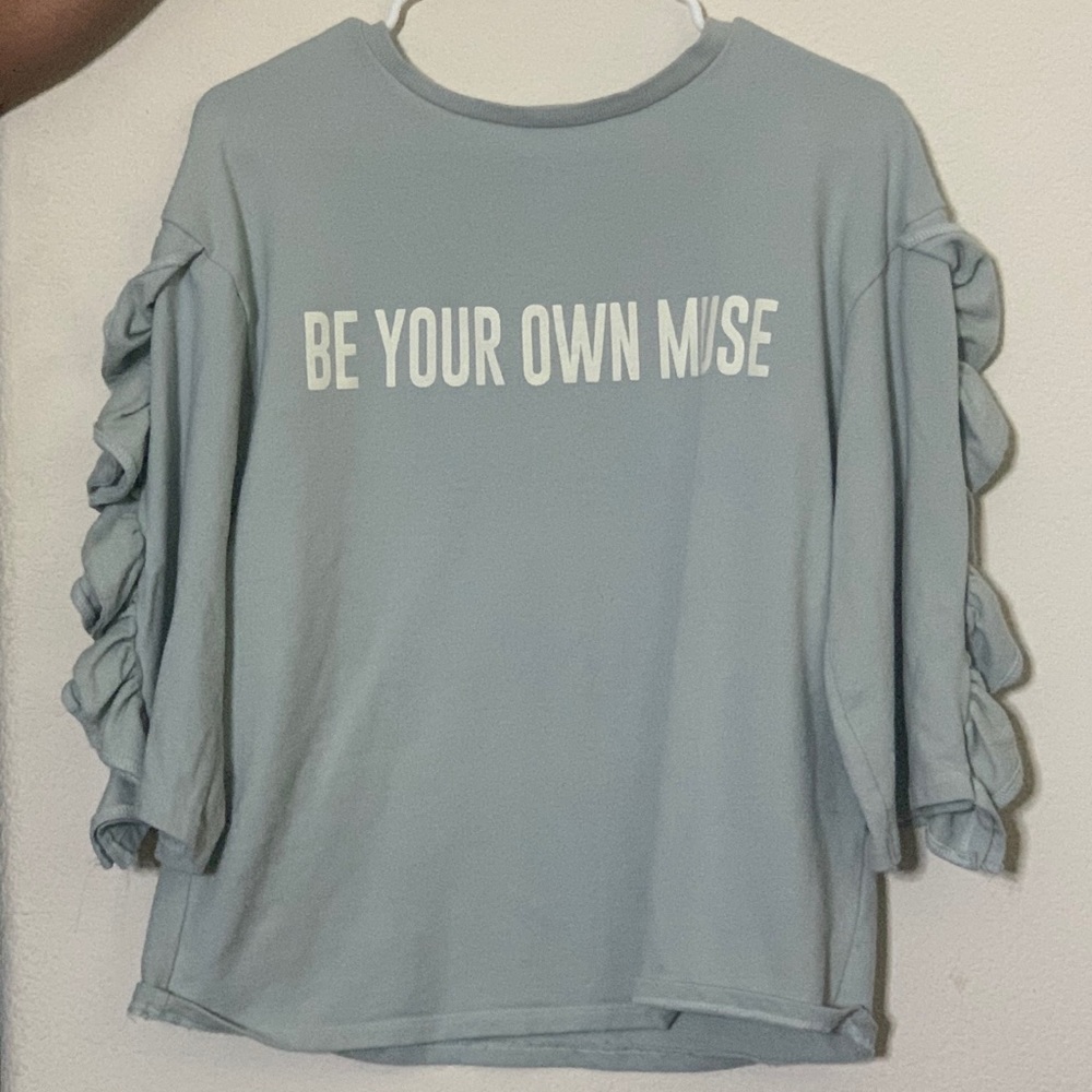 Turquoise Sweatshirt